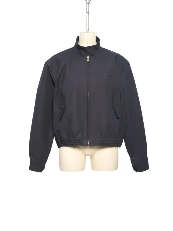 PF25 BLACK STAND COLLAR BLOUSON