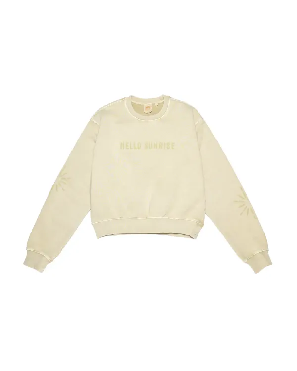 Ethnic Symbol Sweatshirt(W)_Sand Beige