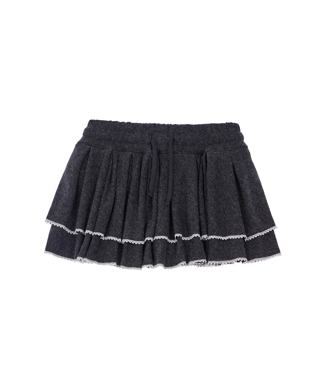 로제프란츠 Lace Cancan Mini Skirt [Charcoal] 상품 이미지 1