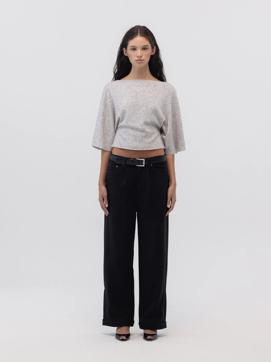 글로니 COMMA JERSEY PANTS (BLACK) 상품 이미지 1