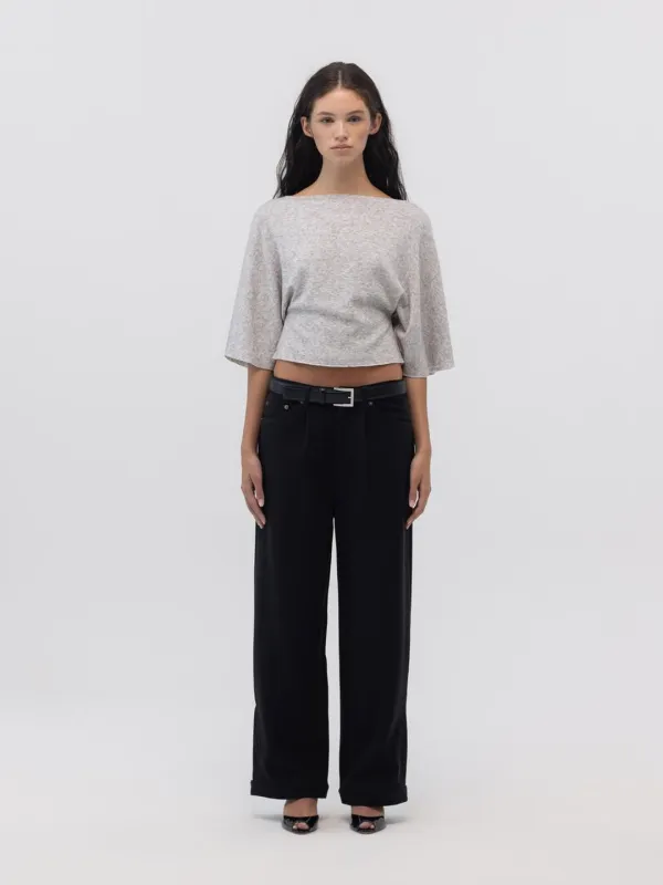 COMMA JERSEY PANTS (BLACK)