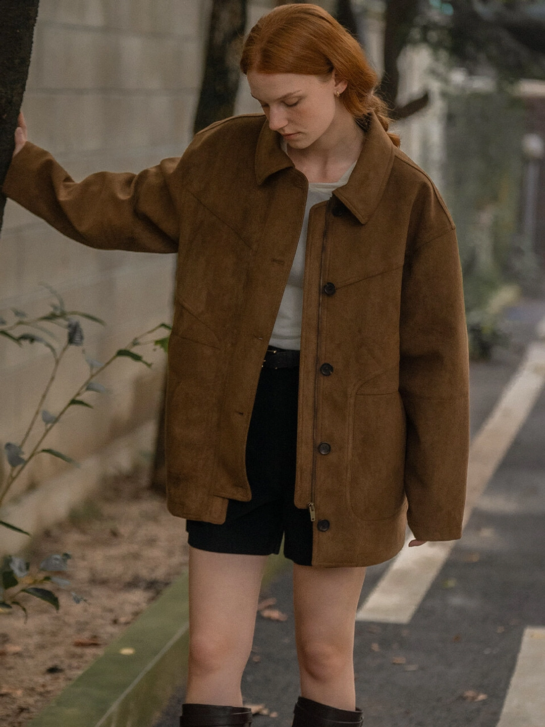 노운베러 Overfit field suede jacket [KNFW03JK01]_[2color] 상품 이미지 2