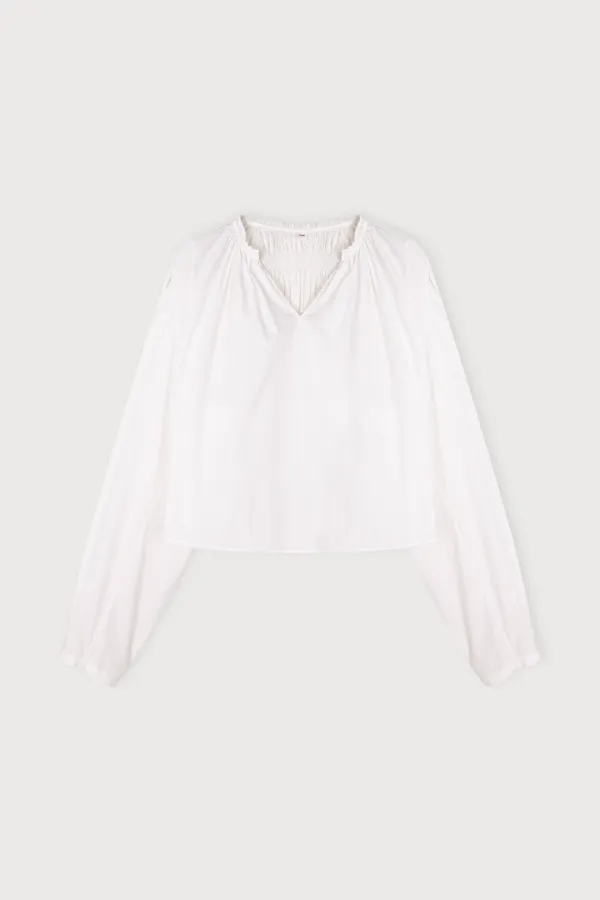 JOE SHIRRING BLOUSE