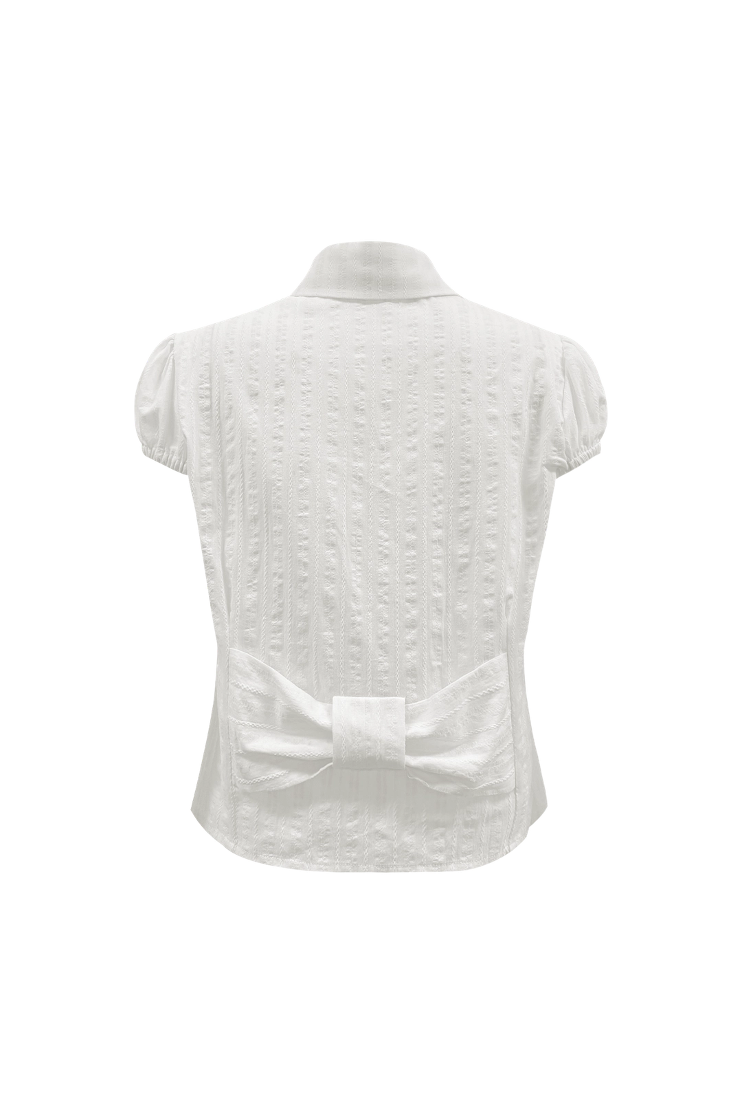 체메씨 BOW PUFF SHIRT (IVORY) 상품 이미지 3