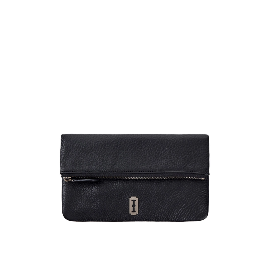 분크 Perfec Zipper Dumbo Pouch (퍼펙 지퍼 덤보 파우치) Black 상품 이미지 1