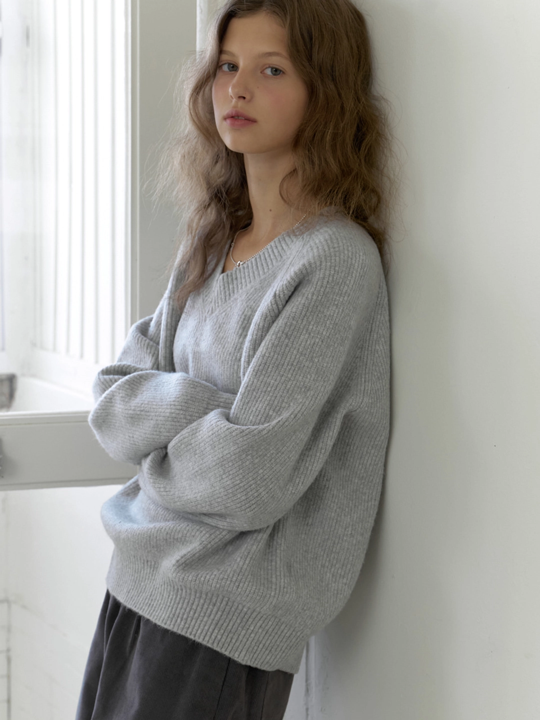 더미튼 Sobie v knit (melange gray) 상품 이미지 1