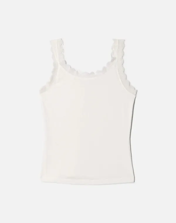 Raechel Tank - Vintage White