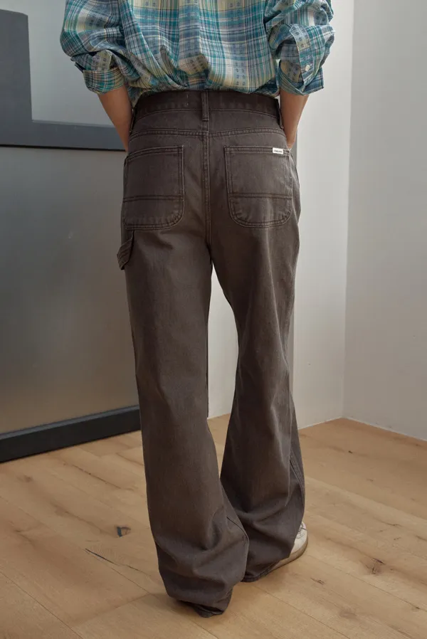 cation color pants - brown