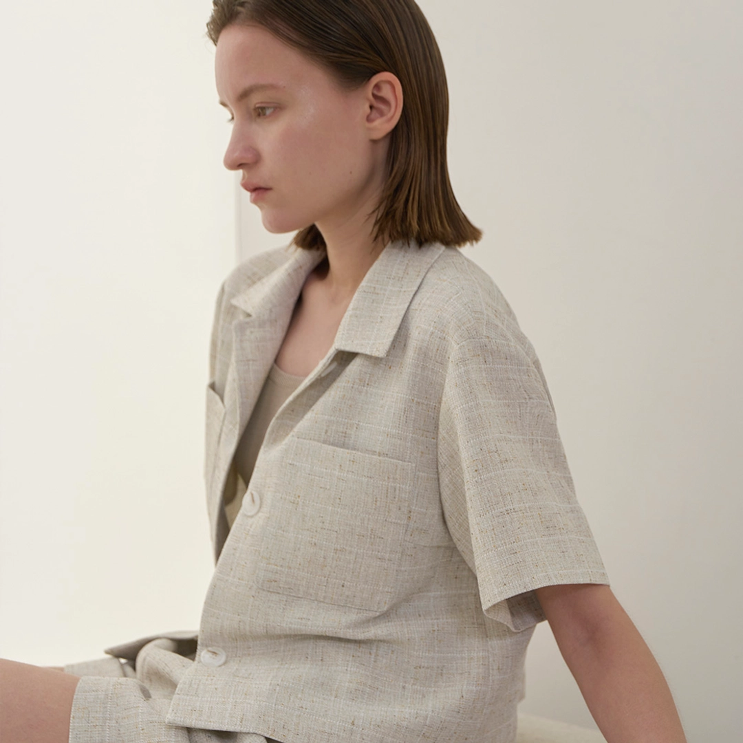 아뜰리에 나인 (JK-2937)JOLLY SET-UP TWEED SHORT JACKET 상품 이미지 2