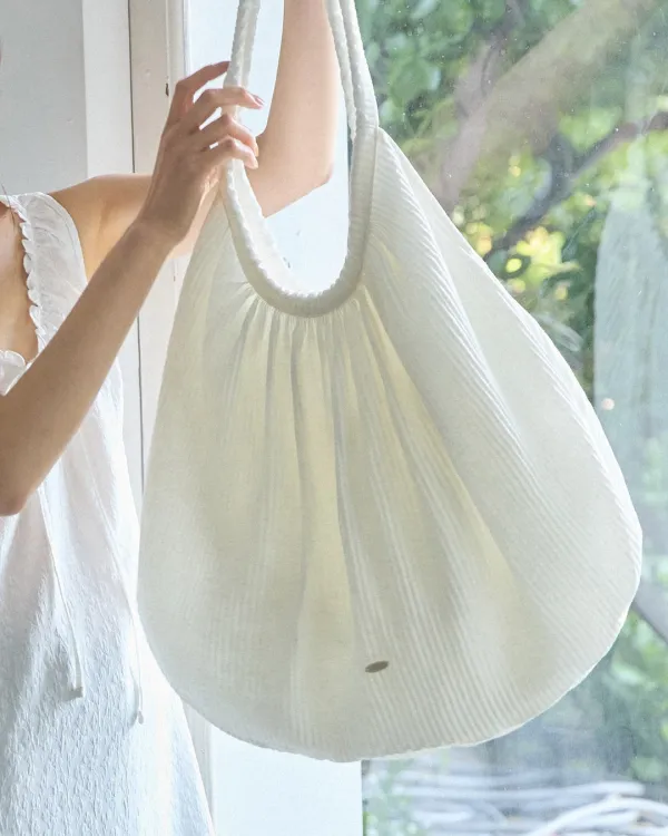 Big pleats pot bag - 2color