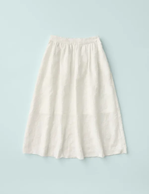 Audrey Full Skirt (White)