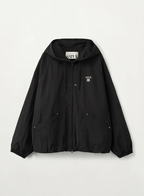 Light Weight Hood Jacket - Black