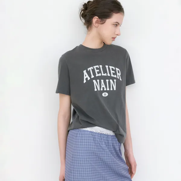 (T-7161)VINTAGE LOGO PIGMENT TEE