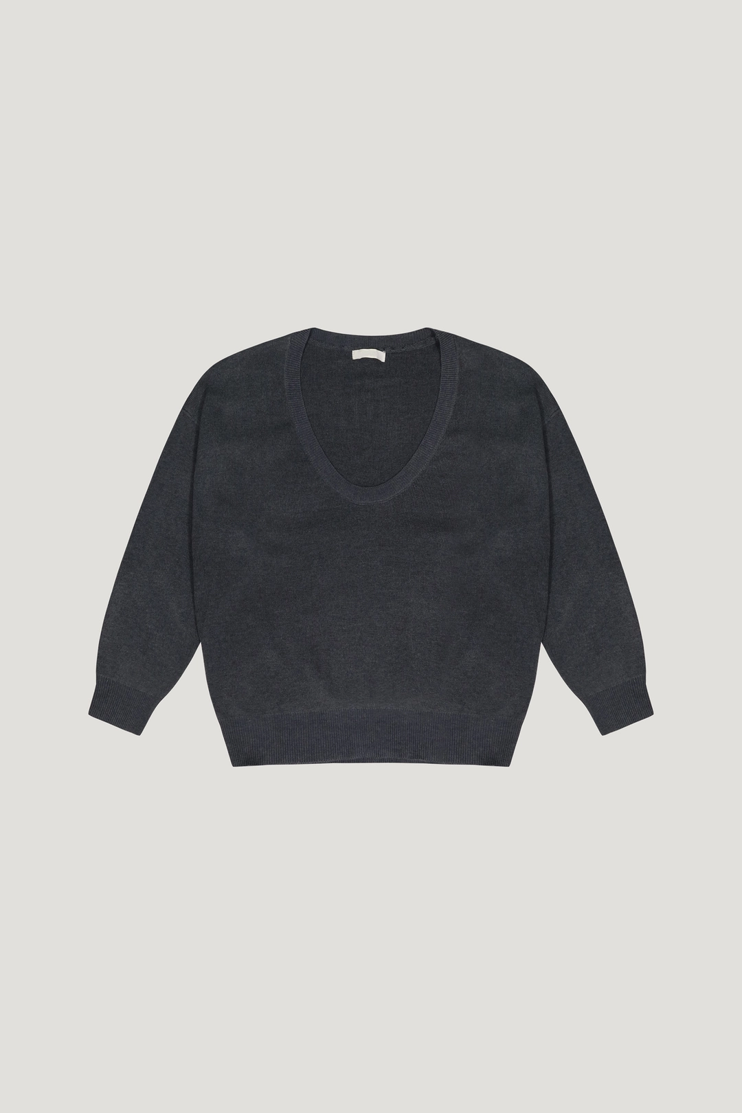 리브어리 Vale Neck Knit (gray) 상품 이미지 1