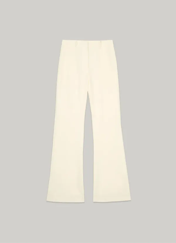 comos 1357 linkle bootcut pants (cream)