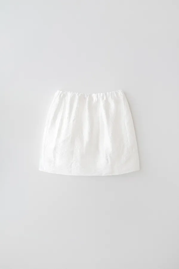 Sietta satin midi skirt (white)