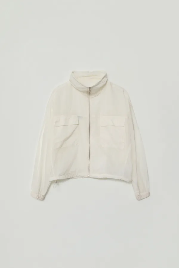 ALPHEN POCKET WINDBREAKER JUMPER_CREAM