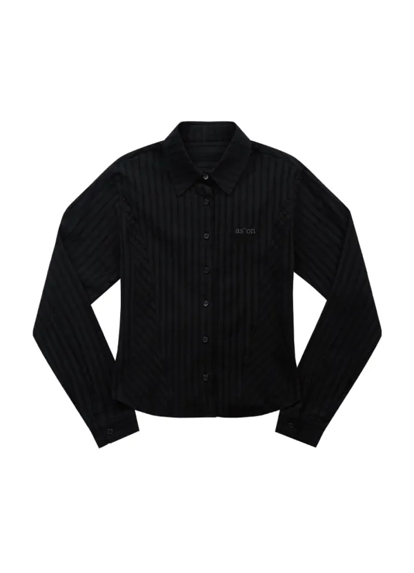 NIKO CORSET SHIRT / BLACK