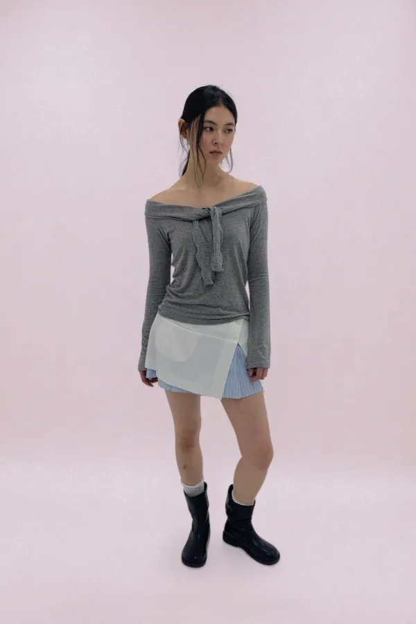 Eris skirt / White Blue