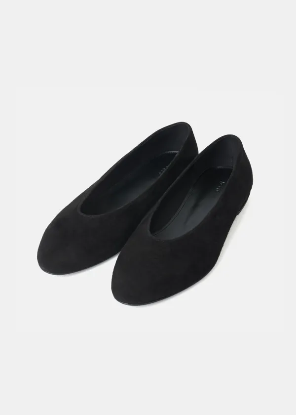 [Exclusive] Lie Suede Flats