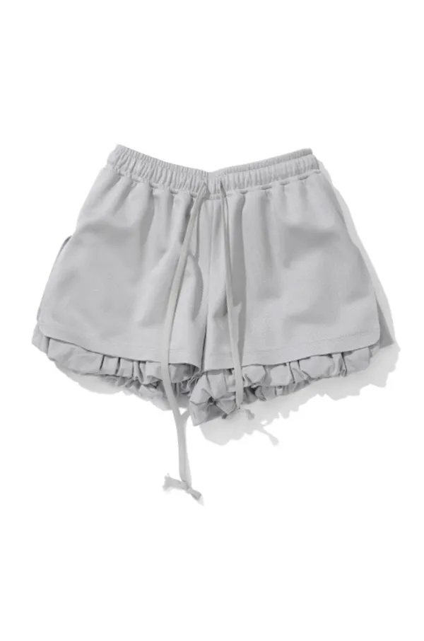 Jersey Layered Mini Shorts, Dim