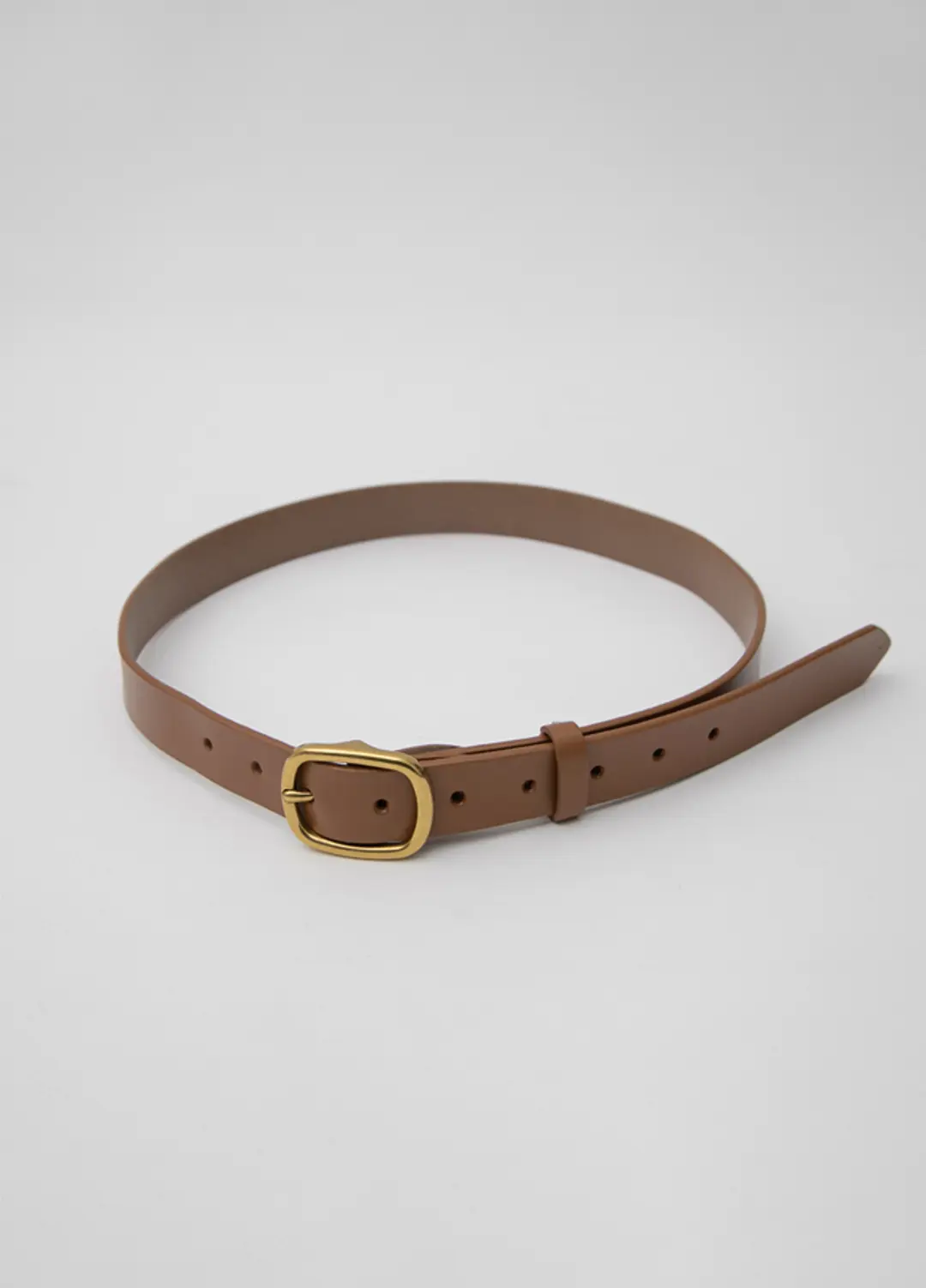 아뜰리에 나인 (Z-BT-0007)REAL LEATHER GOLD BUCKLE BELT 상품 이미지 2