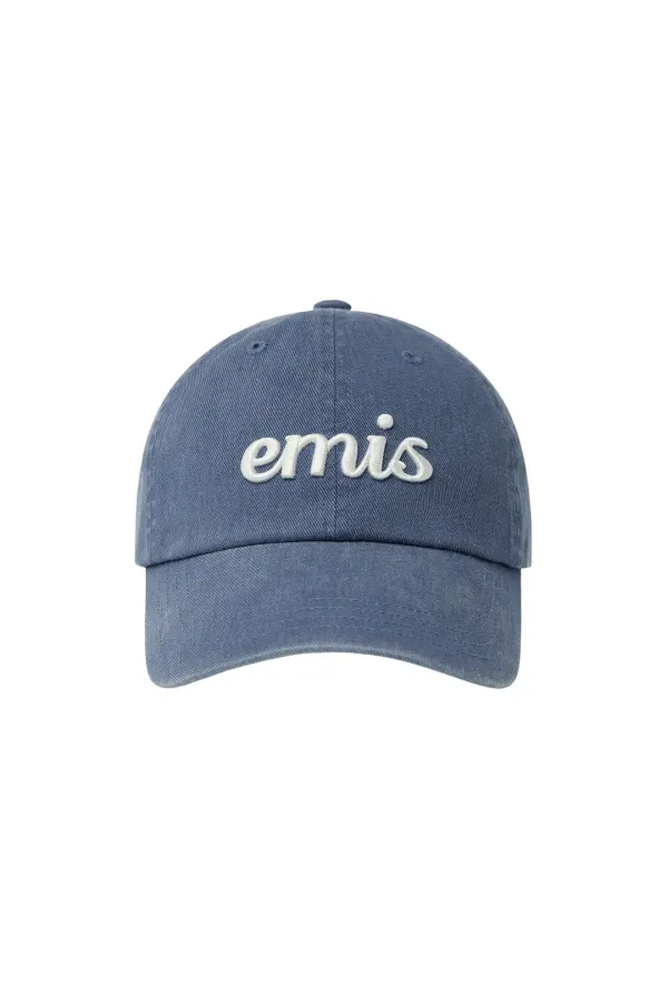 VINTAGE PIGMENT BALL CAP-BLUE