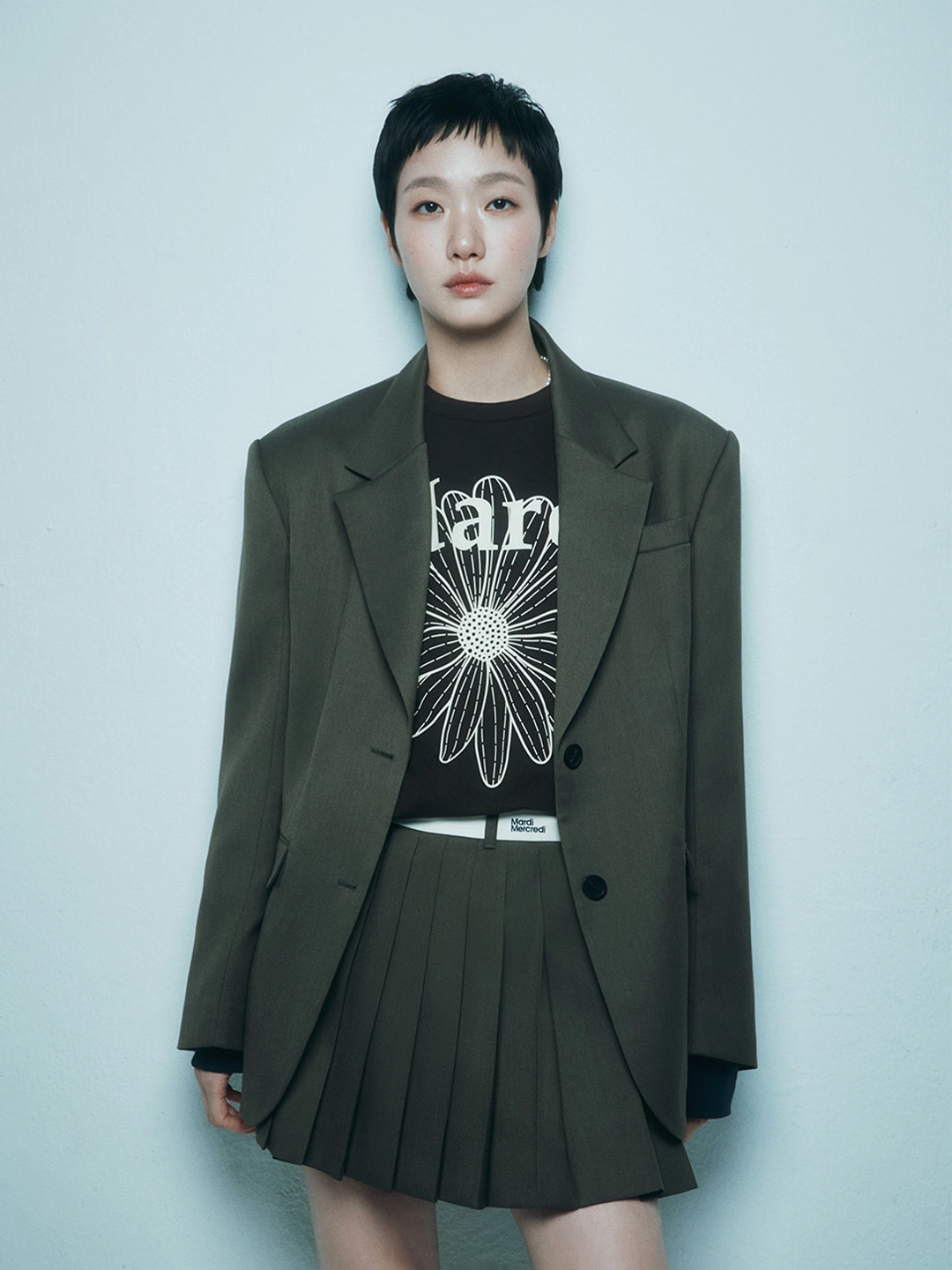 마르디 메크르디 WOOL OVERSIZED SINGLE JACKET_BROWN 상품 이미지 1