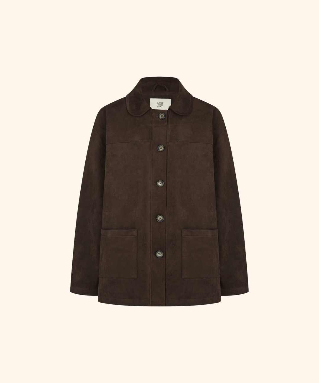 레터프롬문 Moren Suede Oversized Jacket (Brown) 상품 이미지 1