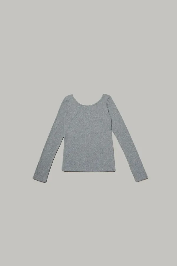 13th/Boat neck t-shirt (Gray)/4월22일부터 순차배송예정