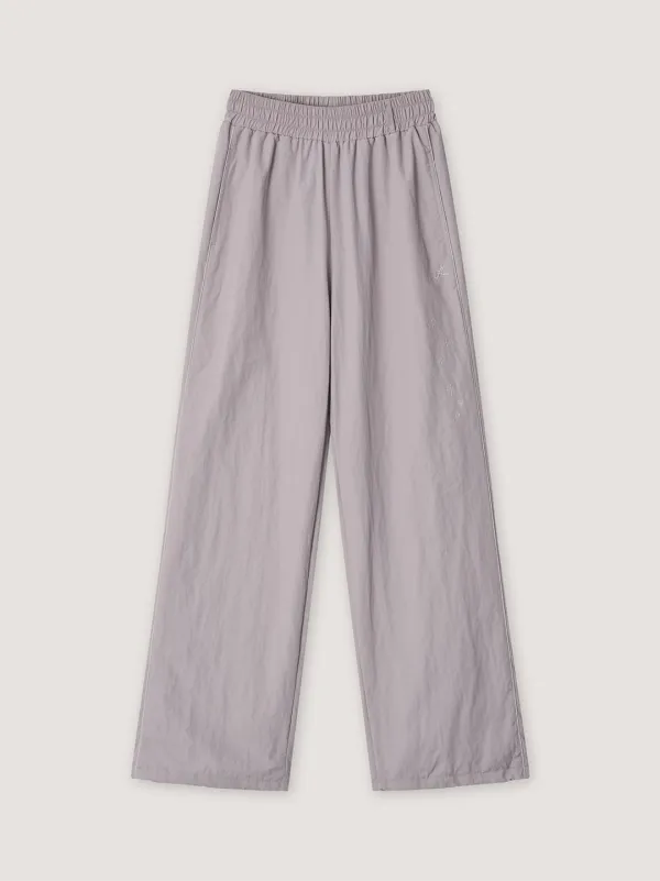 Feather Nylon Pants - Lavender