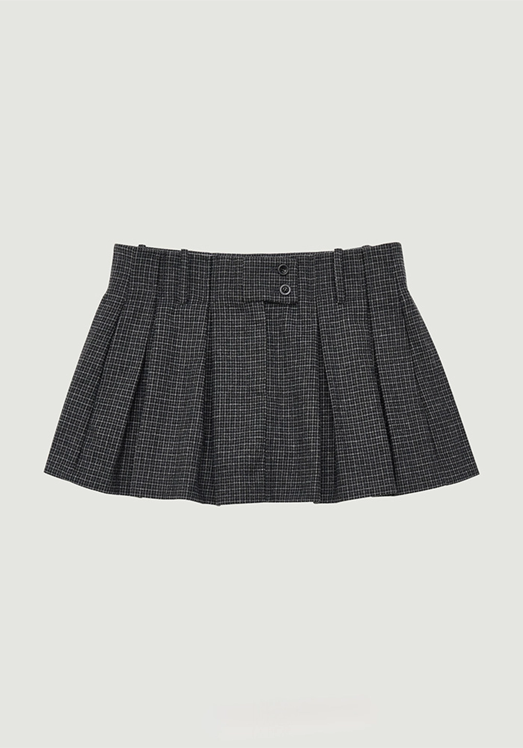 그로브 SELENA CHECK PLEATS SKIRT 상품 이미지 3