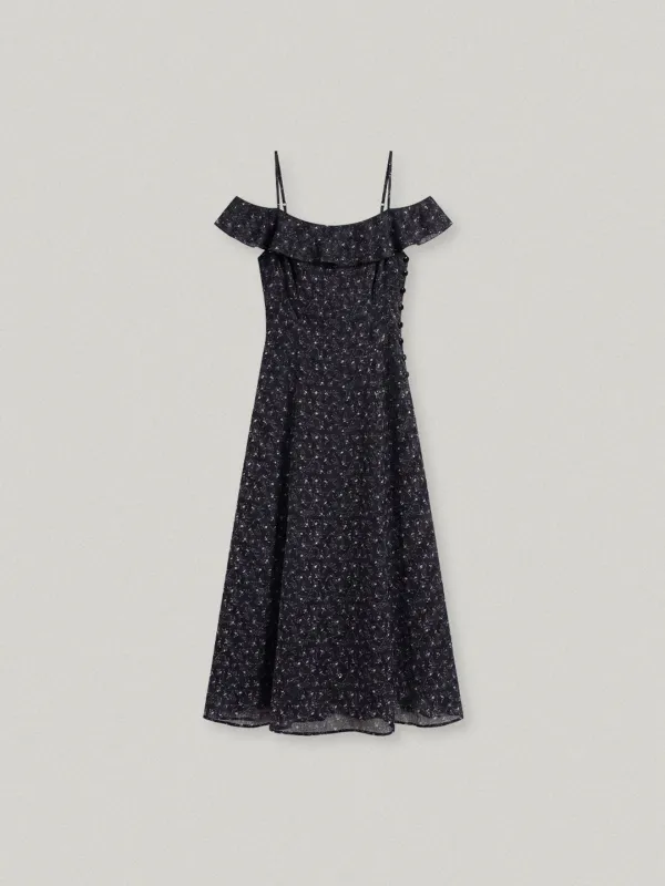 DUELLE REVERSIBLE LONG DRESS - BLACK듀엘 리버시블 롱 드레스