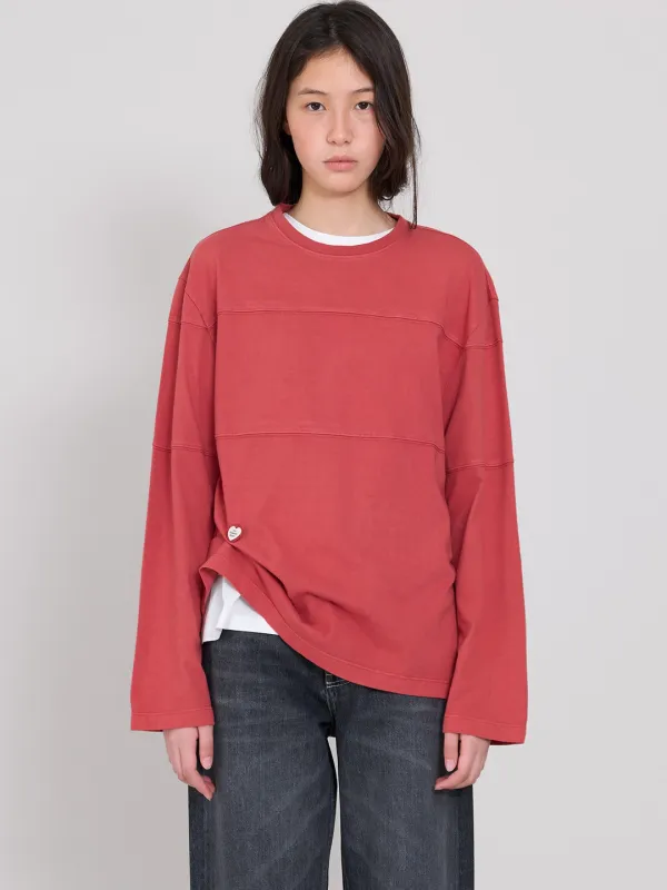 Andy dying t-shirt_Vintage red