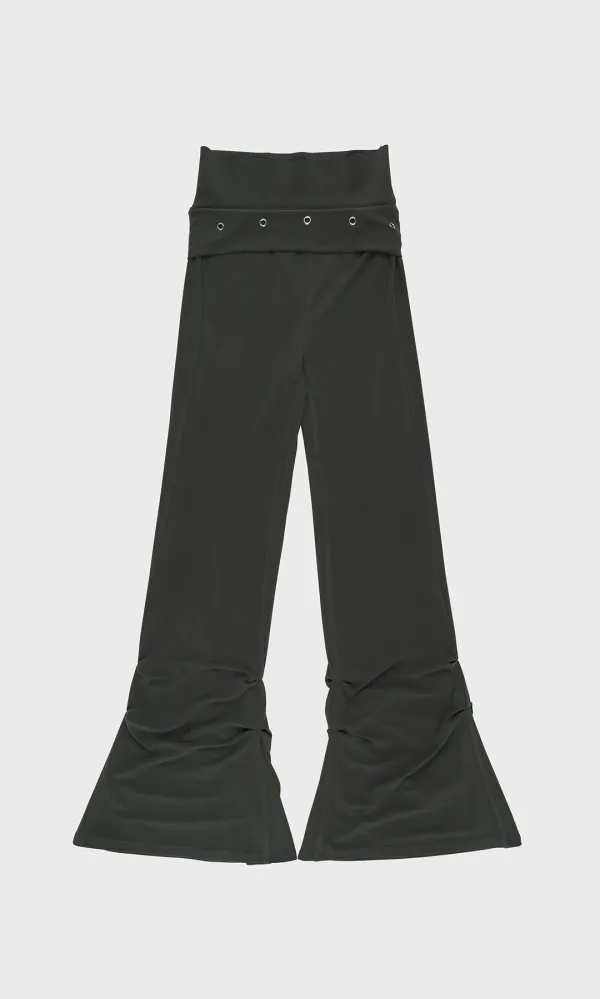 Unfold Tuck Boots cut Trouser_Charcoal