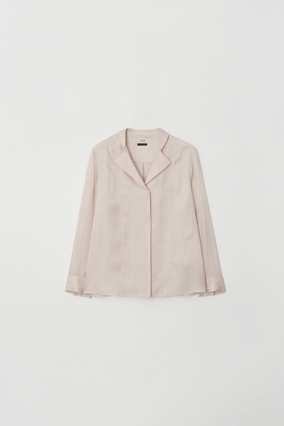 아뜰리에에디션 [2차] Tailored Collar Hidden Shirt (pink) 상품 이미지 1