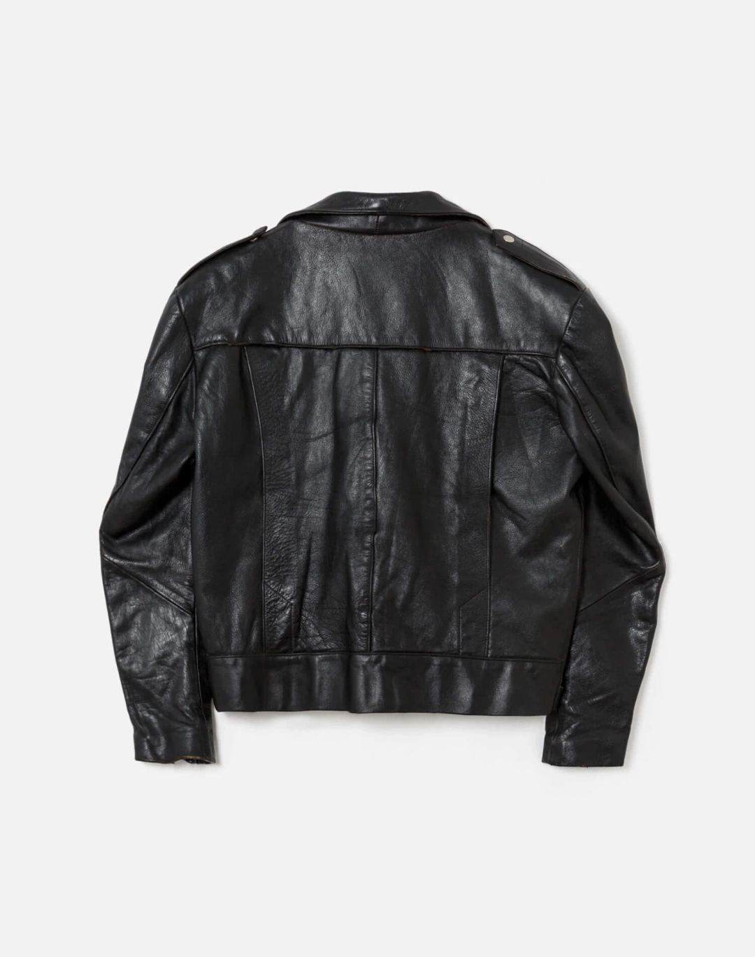 리던 80s Leather Moto Jacket -#43 상품 이미지 2