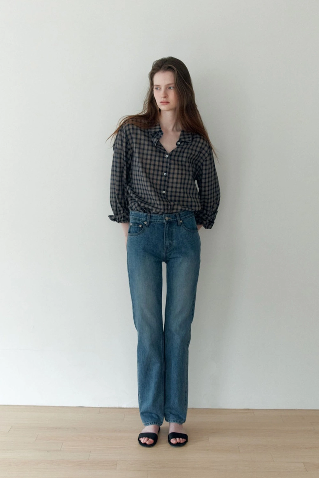 더릴 Slim Straight Denim 상품 이미지 1