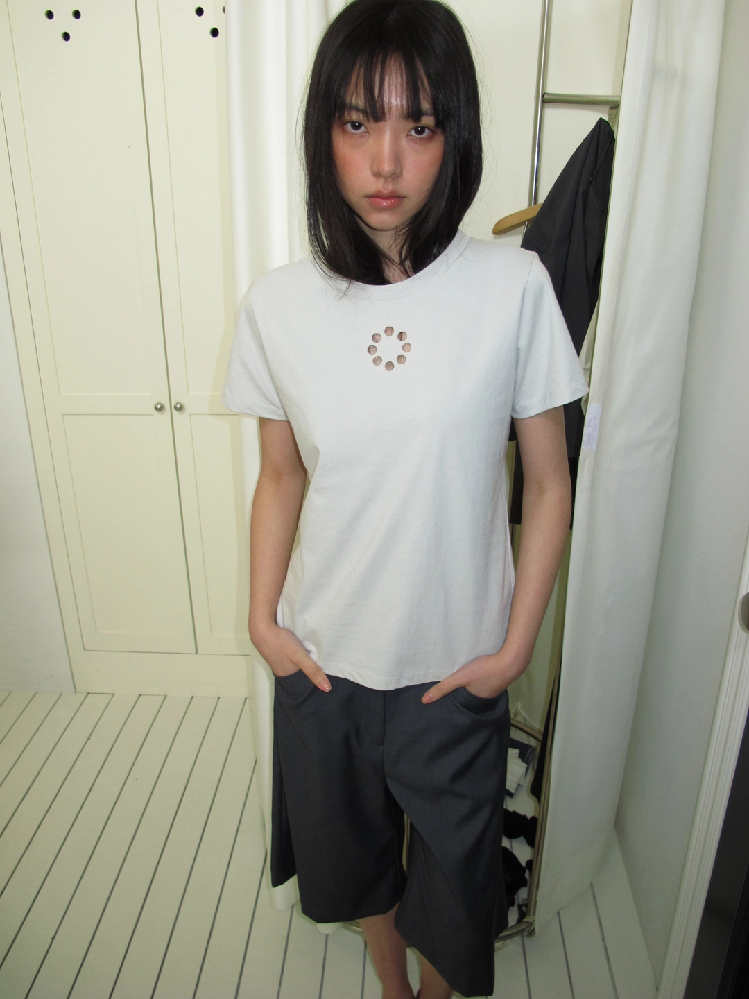 니히 One tee (Light gray) 상품 이미지 3