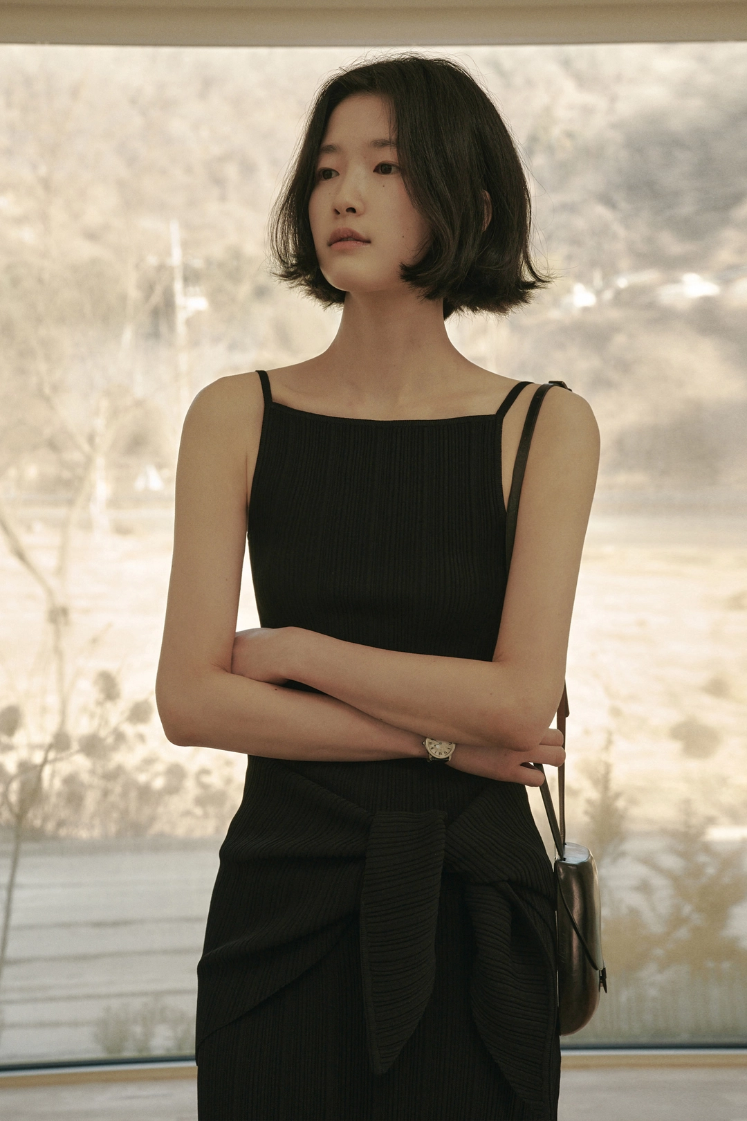 세이지먼트 ELENA PLEATS SLEEVELESS_BLACK 상품 이미지 2
