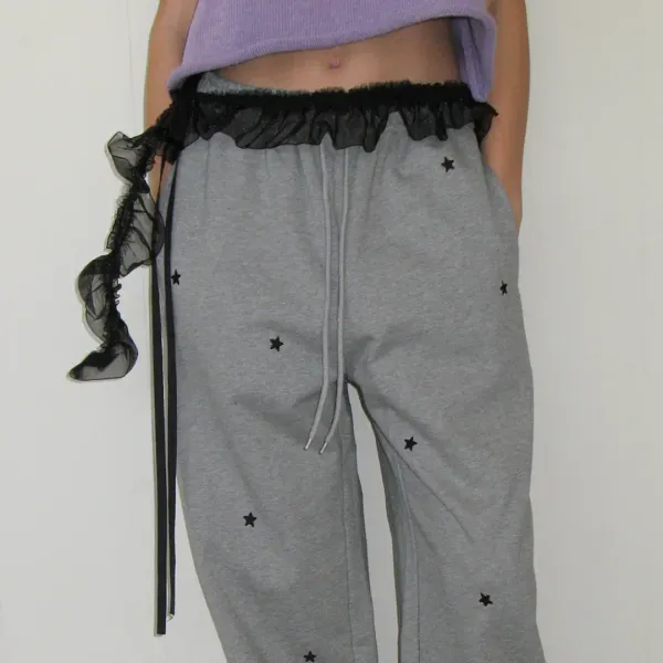 SHIRRING ORGANZA MESH BELT BLACK