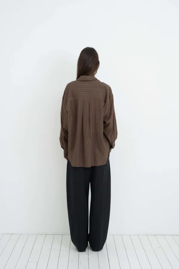 Linen Tunnel Pants ( Ivory / Black )