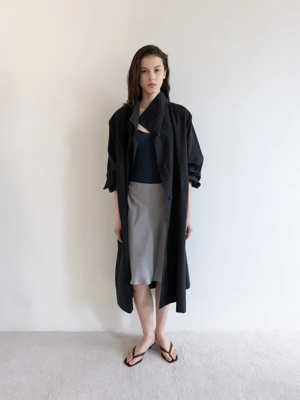 DOYLE TRENCH COAT [BLACK]