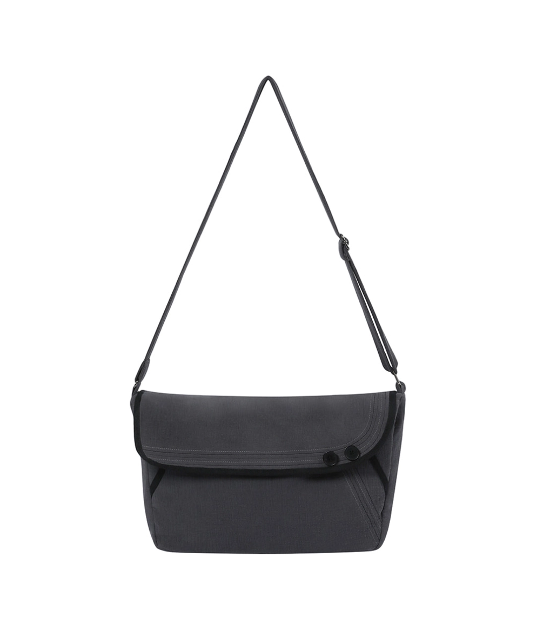 미세키서울 Stitch folding cross bag CHARCOAL 상품 이미지 1