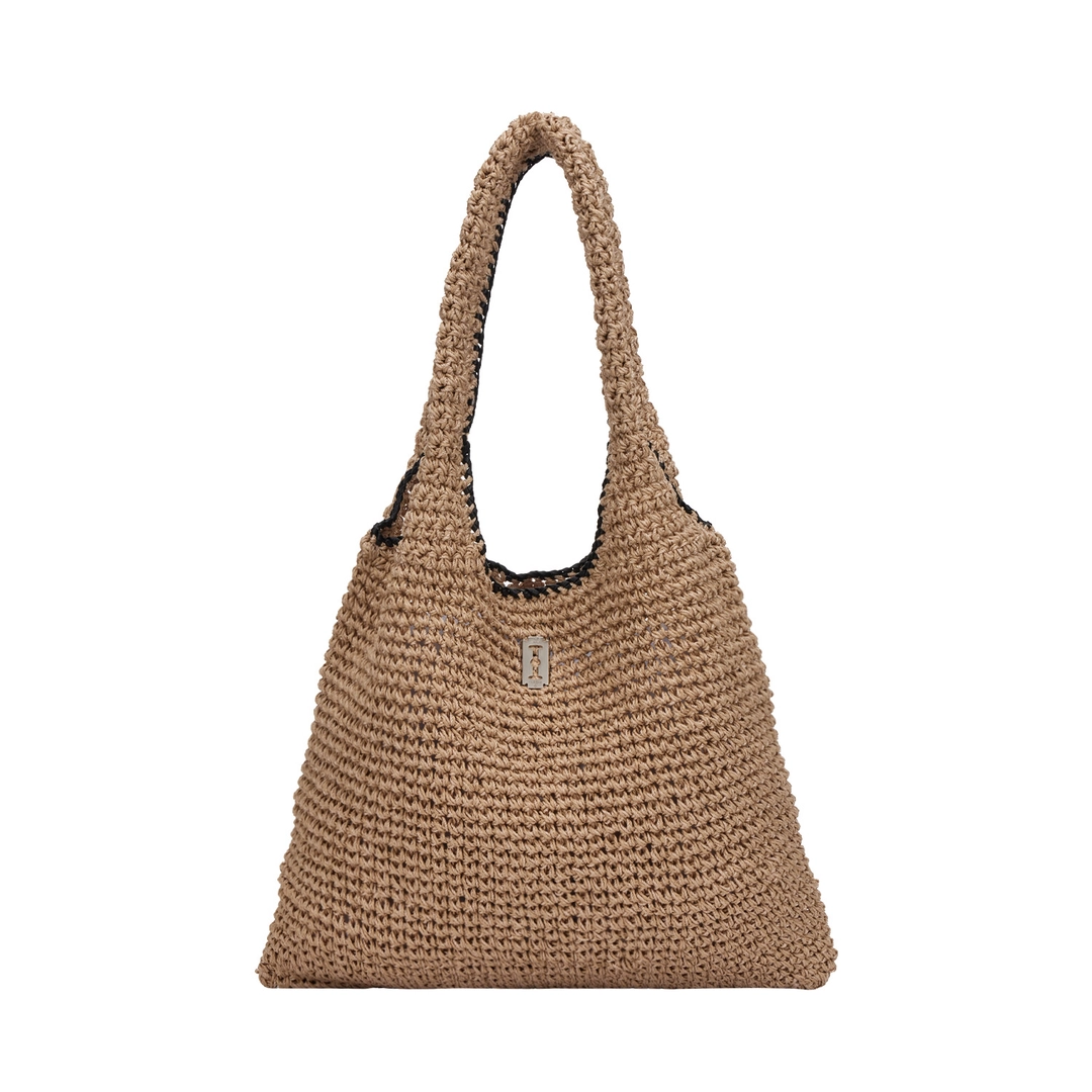 분크 Boater Weaving Hobo L (보터 위빙 호보 라지) Beige 상품 이미지 2