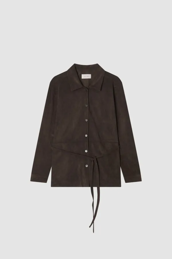 [7th] Mute Suede Shirts Jacket_Brown