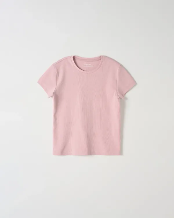 Basic Rib T-Shirt [PINK]
