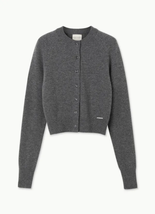 Petite cardigan_Melange Grey