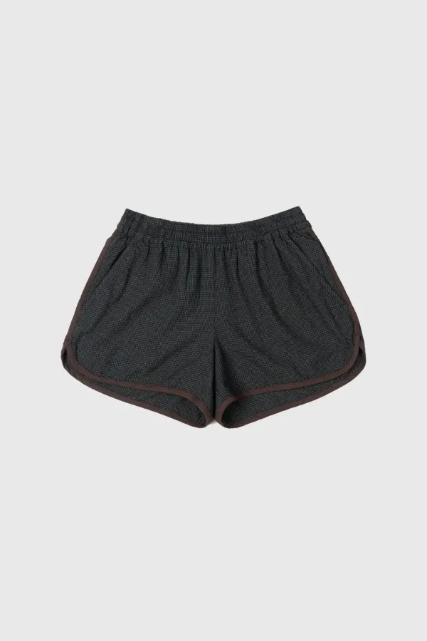 CHECK CONTRAST SHORTS