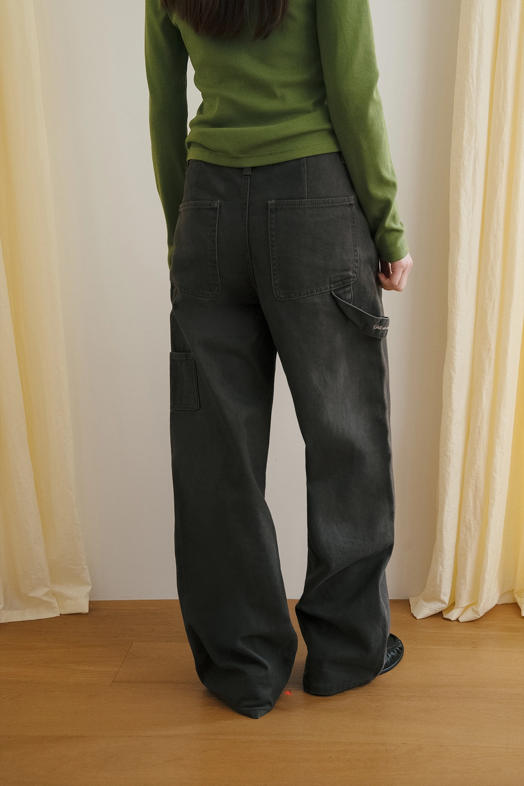 샤드라마 RELAXED FIT FADED PANTS [STONE CHARCOAL] 상품 이미지 2